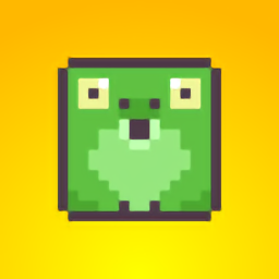 绿脸方块弹跳游戏