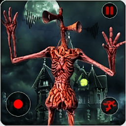 可怕的警笛头恐怖怪物逃生