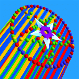 彩色旋转飞镖小游戏(color spinning dart)