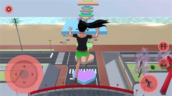 樱花校园逃离三枝跑酷游戏 樱花校园逃离三枝下载安装手机版