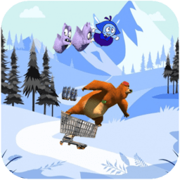 小熊滑雪冒险手游