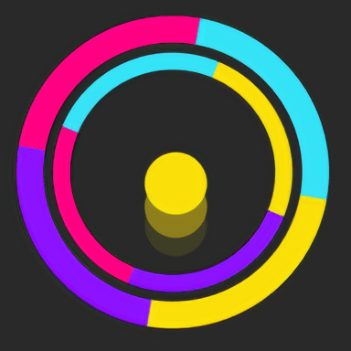 欢乐彩虹球游戏