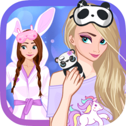 冰雪奇缘睡前派对换装最新版