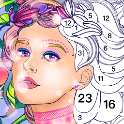 魔法涂料按数字填色游戏(magic paint)