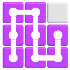 卡通连线拼图游戏(one liner line to win)