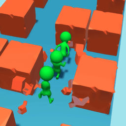 撞墙跑小游戏(push run)