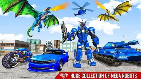 陆军龙机器人汽车游戏 陆军龙机器人汽车手游