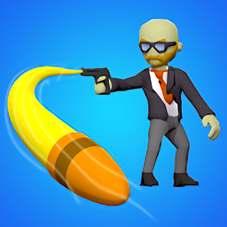 弧形弹道射击游戏(curved bullet)