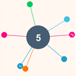 炫彩见缝插针游戏