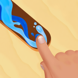 挖掘和颜色游戏