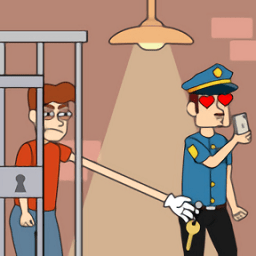 小偷绘画逃脱游戏